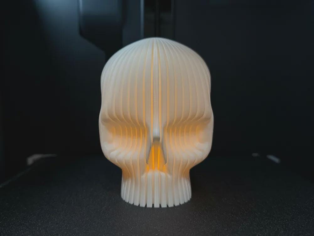 Schädel Teelichthalter â 3D-gedruckt | Gothic Deko | Halloween Kerzenhalter | Skull Candle Holder | Handgefertigt aus PLA