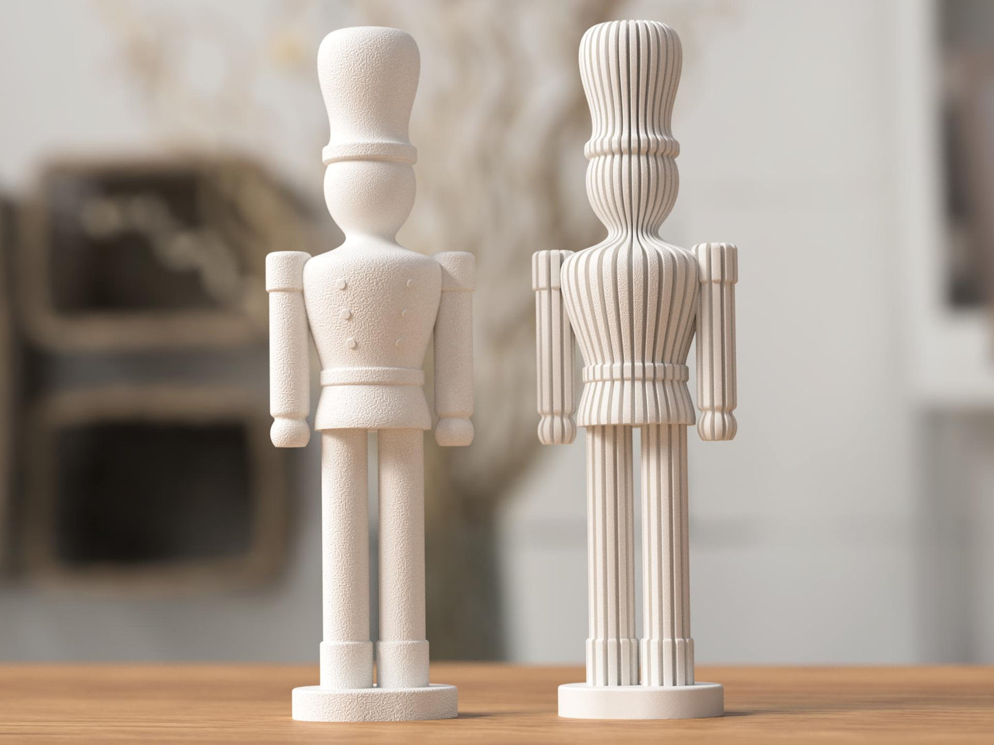 Handgefertigte Nussknacker-Dekoration - Weihnachtsdeko 3D Druck Adventsdekoration Geschenkidee aus PLA, Kunststoff, Plastik, Nachhaltig – 3D-Druck von G3DprintsDE