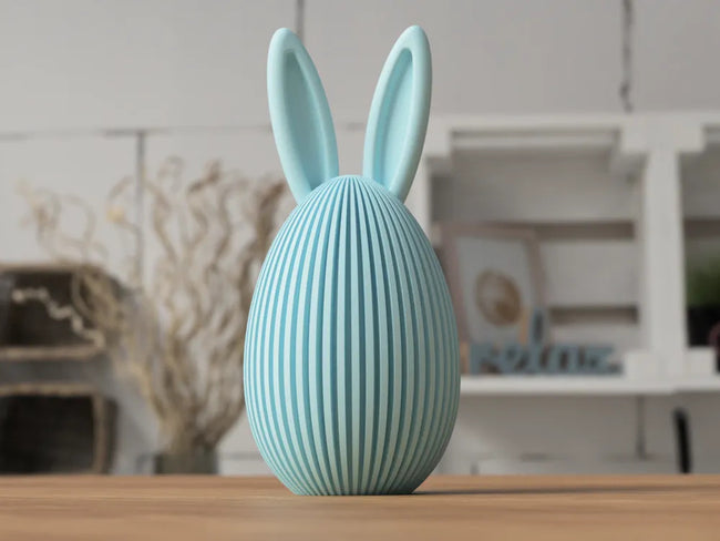 Osterei mit Hasenohren – minimalistische Osterdeko