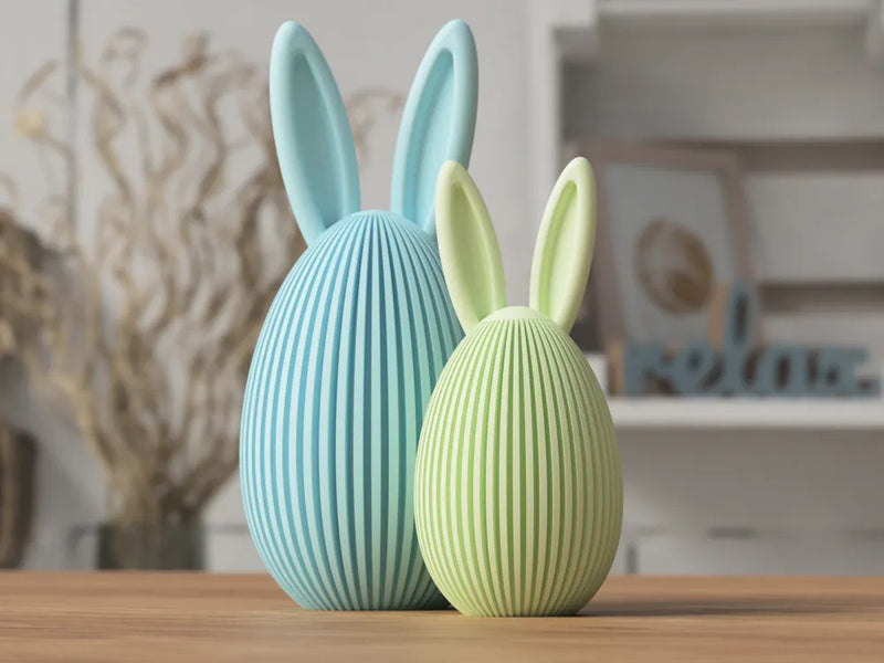 Osterei mit Hasenohren – minimalistische Osterdeko