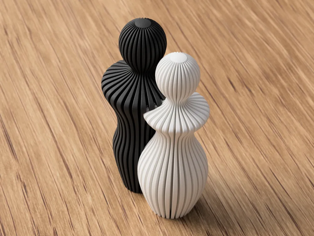 moderne Pärchenskulptur
