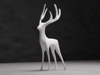 minimalistische Hirsch-Figur