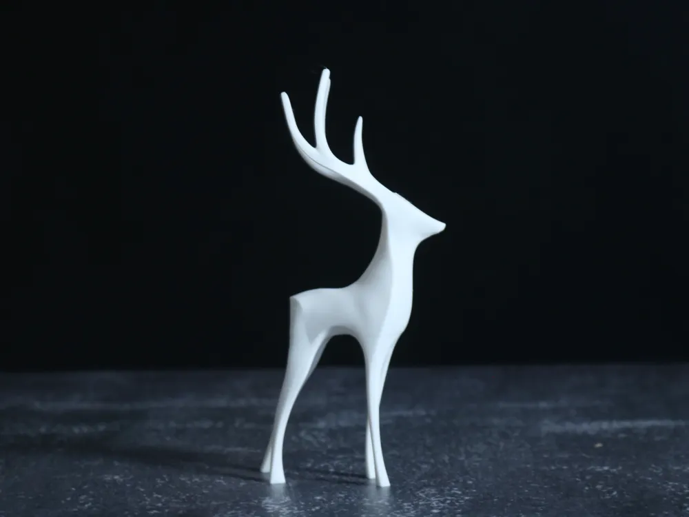 minimalistische Hirsch-Figur