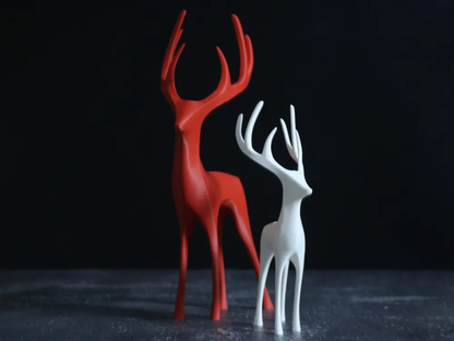 minimalistische Hirsch-Figur