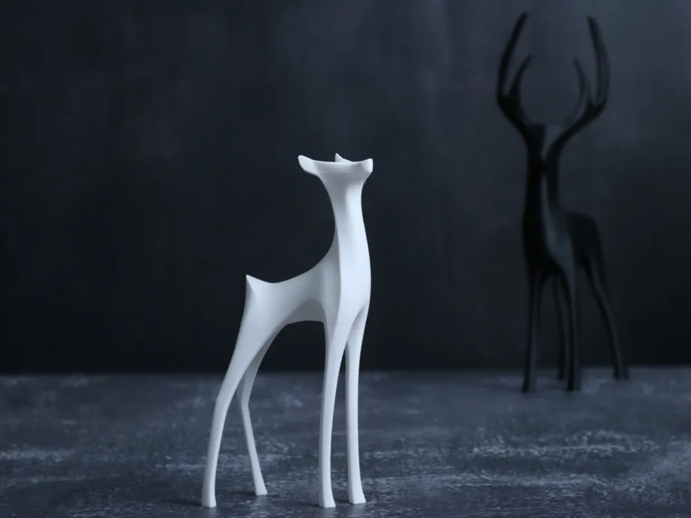 Hirschkuh Figur