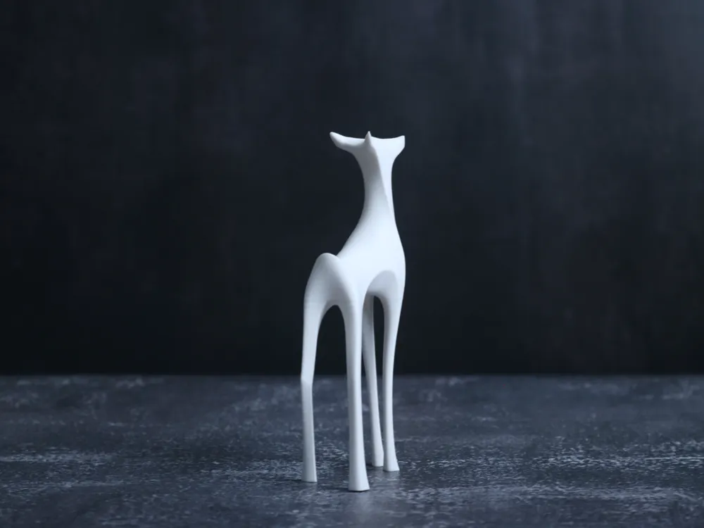 Hirschkuh Figur