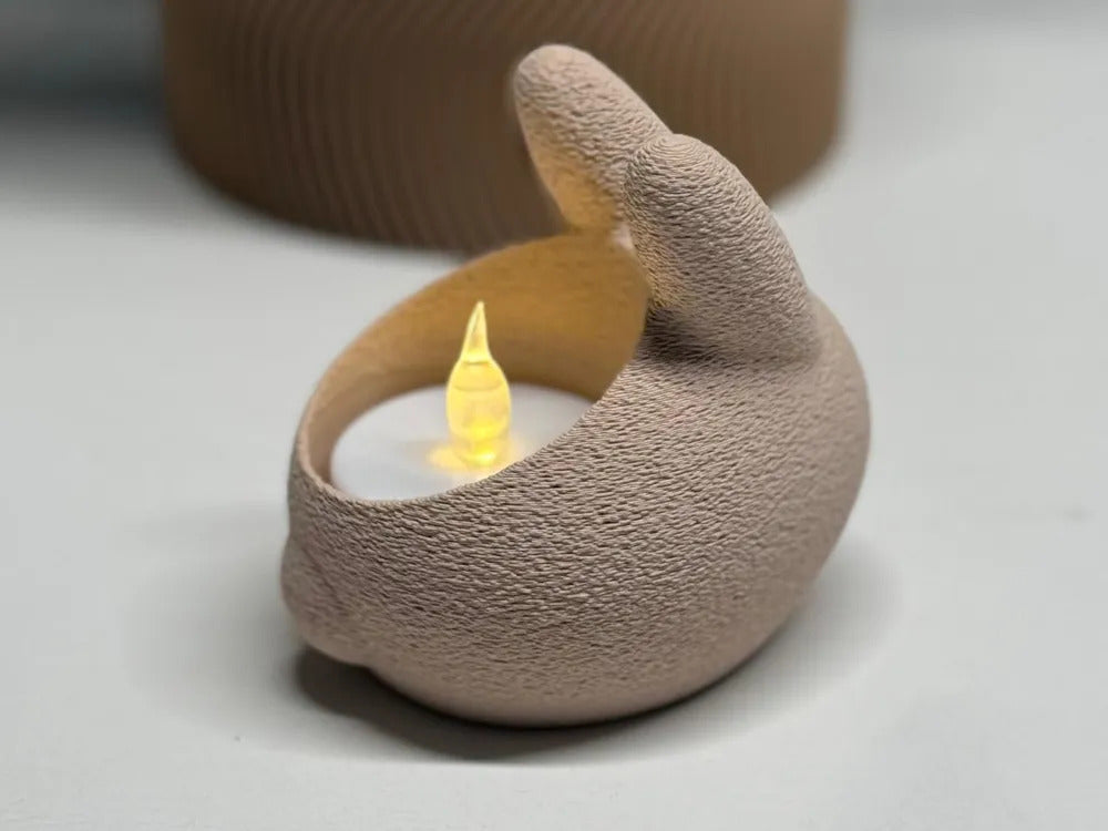 Osterhase Teelichthalter |  FDM-Druck