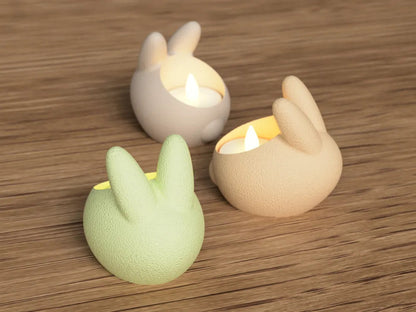 Osterhase Teelichthalter |  FDM-Druck