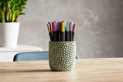 Mesh Stiftehalter – Minimalistischer Schreibtisch Organizer
