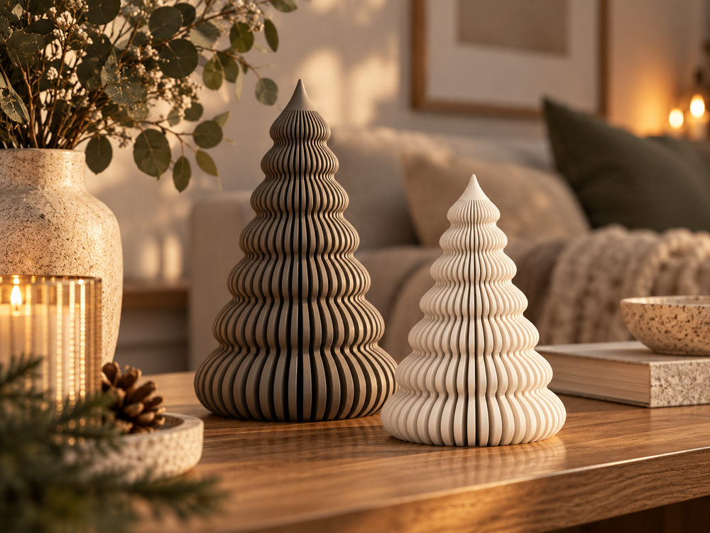 Zeitlose Weihnachtsdeko trifft auf Japandi-Design