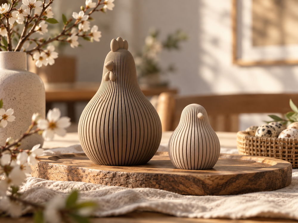 Zeitlose Osterdeko trifft auf Japandi-Design