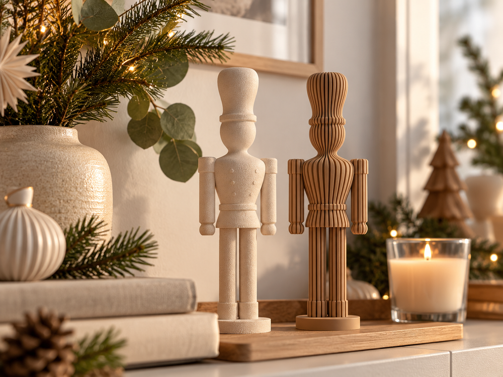 Traditioneller Nussknacker trifft auf modernes Design