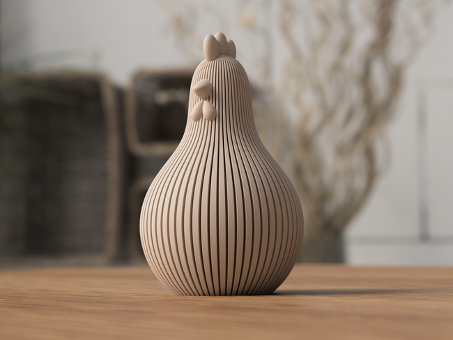 Skandinavische Osterhühner – Huhn & Küken Deko