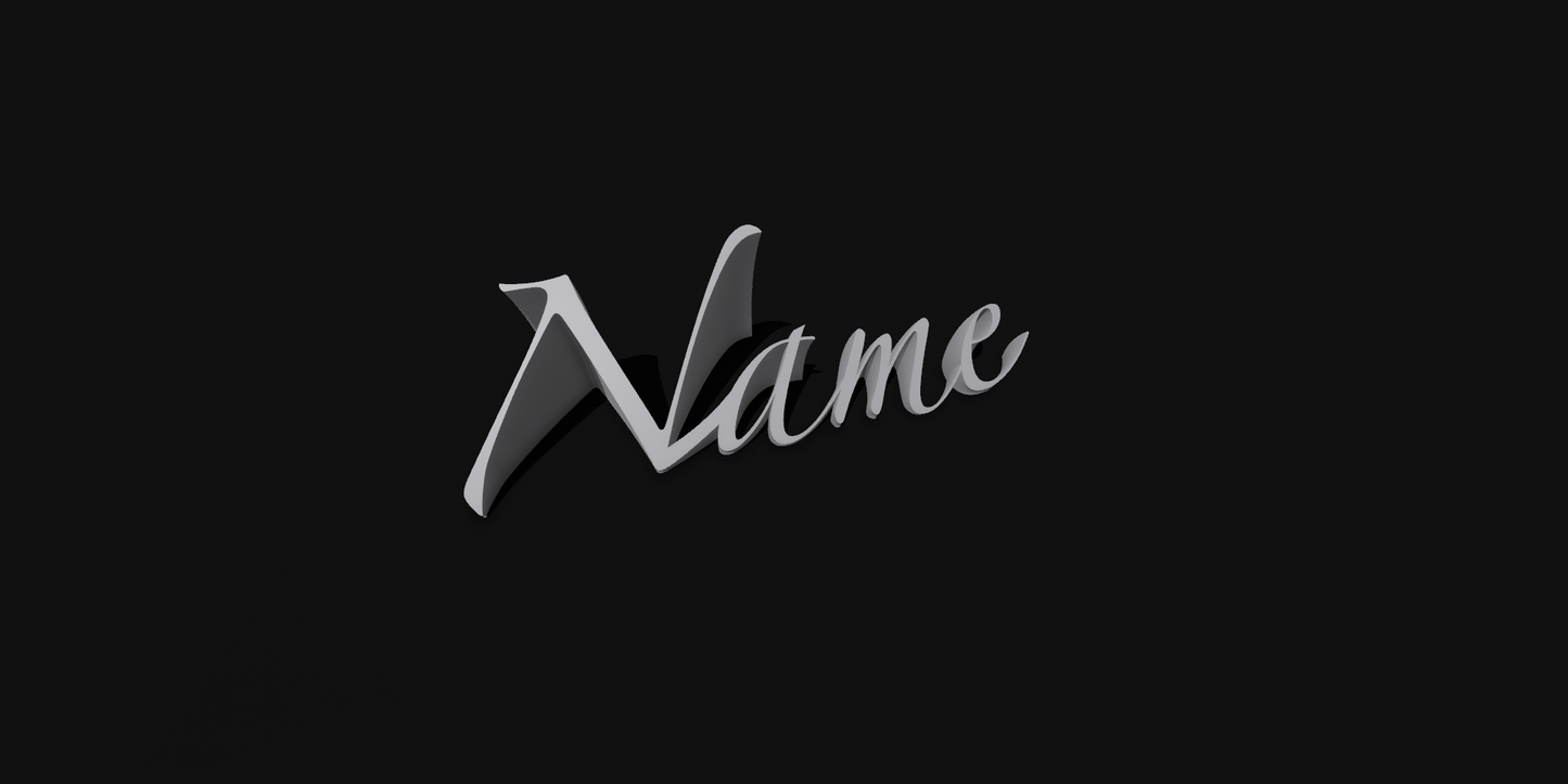 Personalisiertes Namensschild