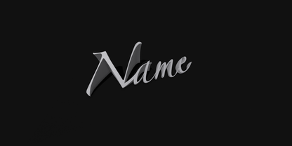 Personalisiertes Namensschild
