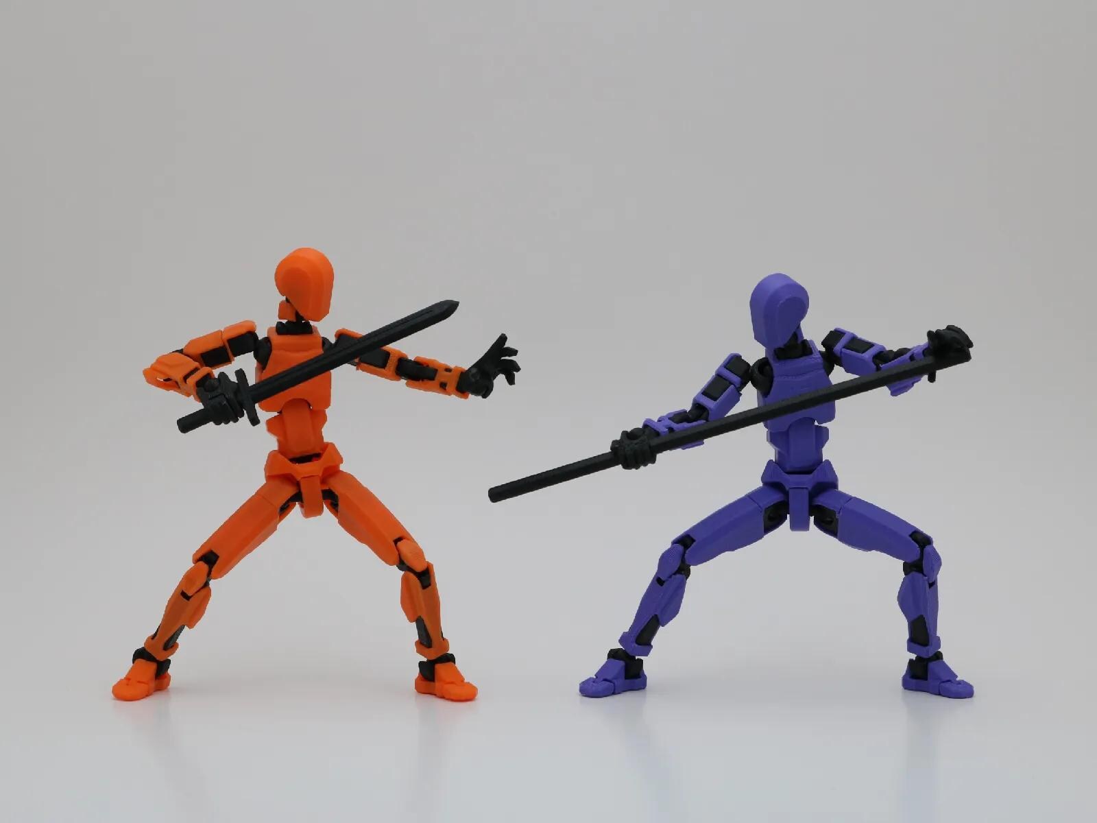 Dummy 13 Actionfigur 3D-Print Bewegliche Roboterfigur Sammler Custom Dekoration Cartoon Geschenk Accessoires Zeichnen Kunst Bastler aus PLA, PETG – 3D-Druck von G3DprintsDE