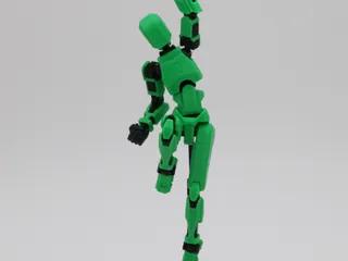 Dummy 13 Actionfigur 3D-Print Bewegliche Roboterfigur Sammler Custom Dekoration Cartoon Geschenk Accessoires Zeichnen Kunst Bastler aus PLA, PETG – 3D-Druck von G3DprintsDE