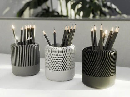 moderner Bleistifthalter (3 Versionen) | 3D Druck aus – 3D-Druck von G3DprintsDE