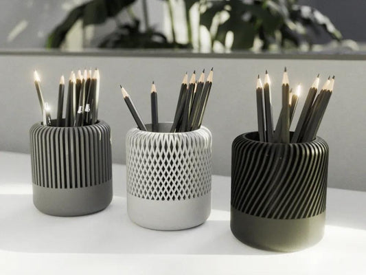moderner Bleistifthalter (3 Versionen) | 3D Druck aus – 3D-Druck von G3DprintsDE