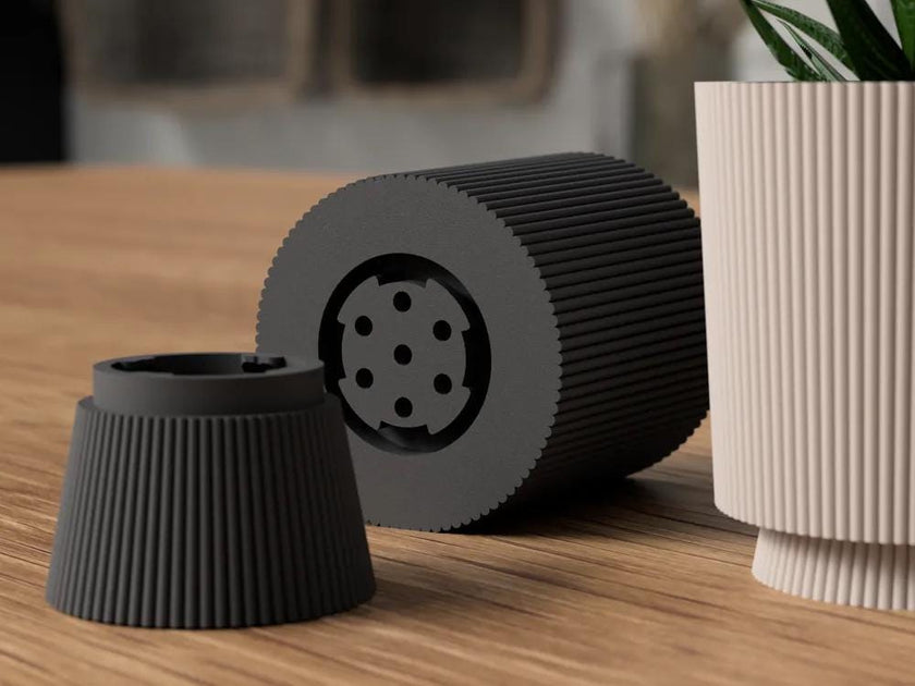 Pflanztopf mit Tropfbehälter | 4 Varianten | 3D Druck