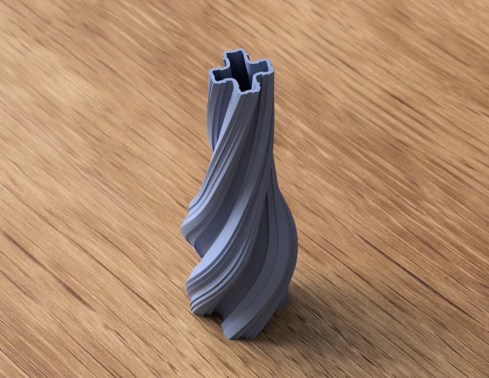 gedrehte Vase | 3D Druck