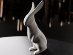 Minimalistischer 3D Osterhase – 3D-gedruckte Hasenfigur aus PLA | Moderne Osterdeko | Frühling Dekofigur | Hasen Deko