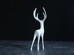 3D Hirsch Figur – Minimalistische Dekofigur im Skandi-Stil | 3D-gedruckte Hirschskulptur aus PLA | Wohnzimmer Deko | Tierfigur modern aus PLA, Kunststoff – 3D-Druck von G3DprintsDE