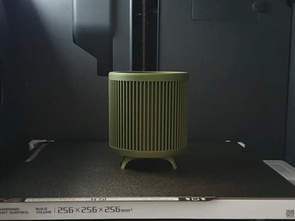 Moderne Vase mit Beinen | Pflanztopf 3D Druck | 2 Größen | 20+ Farben | Japandi Deko | Blumentopf mit Ständer
