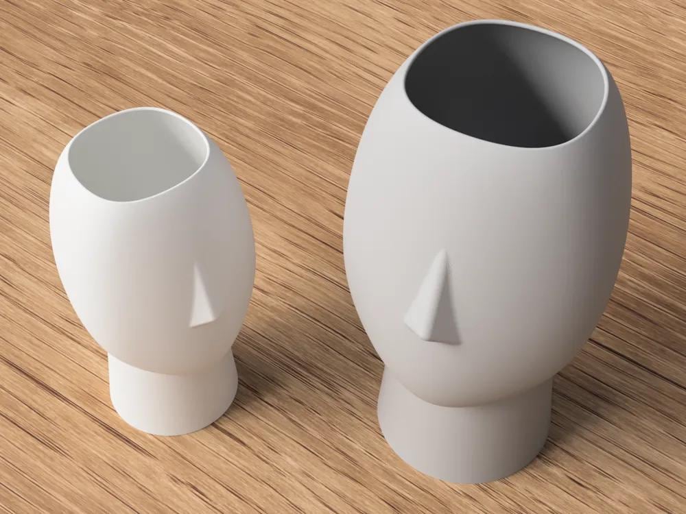 Gesichtsvase | 20+ Farben | 3 Varianten