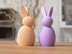 Minimalistische 3D-Osterhasen | Skandi Deko Ostern | 20+ Farben | Handgefertigt mit FDM-Druck | Japandi Frühling Figur