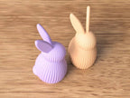 Minimalistische 3D-Osterhasen | Skandi Deko Ostern | 20+ Farben | Handgefertigt mit FDM-Druck | Japandi Frühling Figur