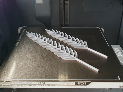 Moderne Feder-Dekoration | 3D Druck