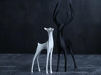 3D Hirsch Figur – Minimalistische Dekofigur im Skandi-Stil | 3D-gedruckte Hirschskulptur aus PLA | Wohnzimmer Deko | Tierfigur modern aus PLA, Kunststoff – 3D-Druck von G3DprintsDE
