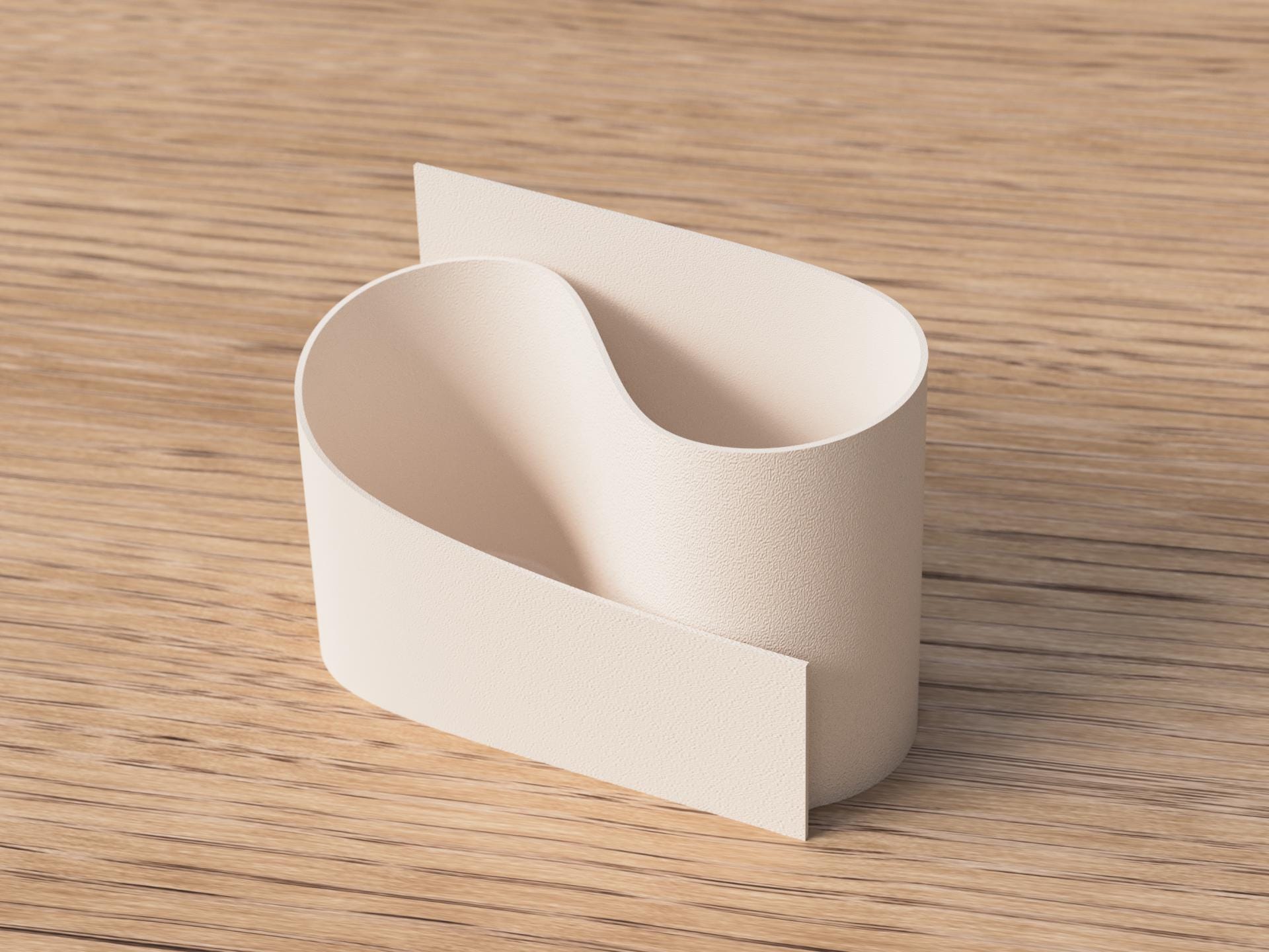 Moderner 3D-gedruckter Badezimmer Organizer – Schreibtisch- oder Badablage | 2 Oberflächenprofile | 2 Größen