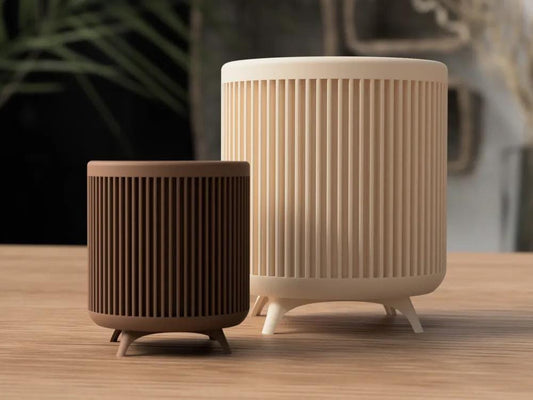Moderne Vase mit Beinen | Pflanztopf 3D Druck | 2 Größen | 20+ Farben | Japandi Deko | Blumentopf mit Ständer