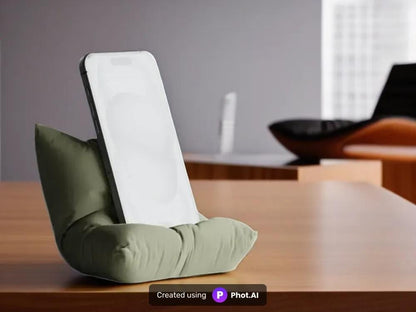 Smartphone-Halter Kissen – 3D-gedruckter Handy-Ständer | „The Phone Pillow“ – Modern & Praktisch aus PLA, Kunststoff – 3D-Druck von G3DprintsDE
