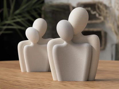Valentine's Day Statue – 3D-gedruckte Liebesskulptur | Romantisches Geschenk | 135 mm Höhe