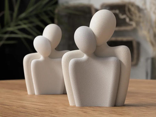 Valentine's Day Statue – 3D-gedruckte Liebesskulptur | Romantisches Geschenk | 135 mm Höhe