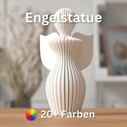 3D-gedruckte Engelstatue – Moderne Engelsfigur mit nahtlosem Muster, stilvolle Dekoration, 130 mm Höhe, 20+ Farben aus PLA, Kunststoff – 3D-Druck von G3DprintsDE
