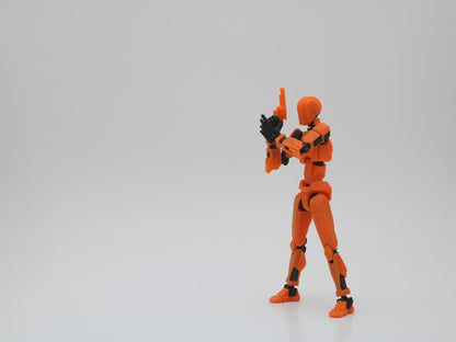 Dummy 13 Zubehör-Set – 3D-gedruckt für Actionfiguren – Schwert, Pistole, Rucksack, Hut u. mehr – kompatibel mit Dummy13 Figur aus PLA, PETG – 3D-Druck von G3DprintsDE