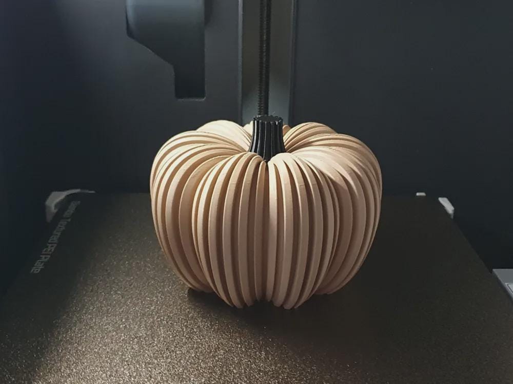 Halloween Pumpkin Tealight Deko – 3D‑gedruckte Kürbislampe, LED-kompatibel, 3 Größen