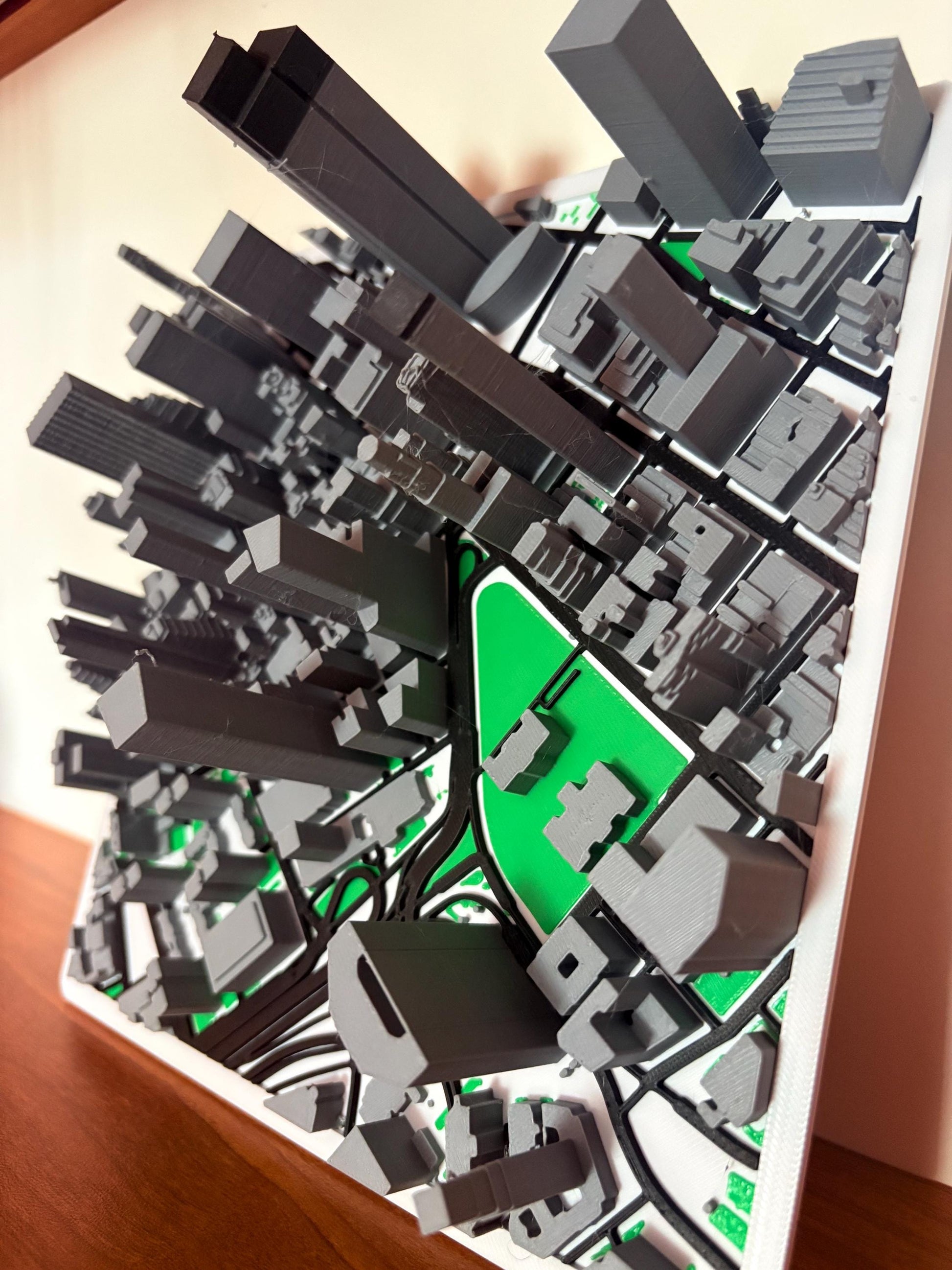 Personalisierte 3D-Karte – Stadtmodell als Deko | Dein Wunschort als 3D-Druck | Geschenkidee | Karte als Relief | Handmade in Germany