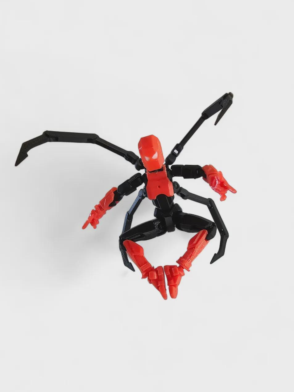 Iron‑Spider – 3D‑gedrucktes Spider‑Zubehör für Dummy 13 – bewegliche Bein‑Adapter, actionreich & kompatibel