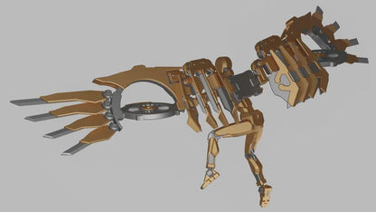 Vulture Dummy – 3D-gedrucktes Flügel-Modul für Dummy 13 – detailreich, beweglich & sammelbar