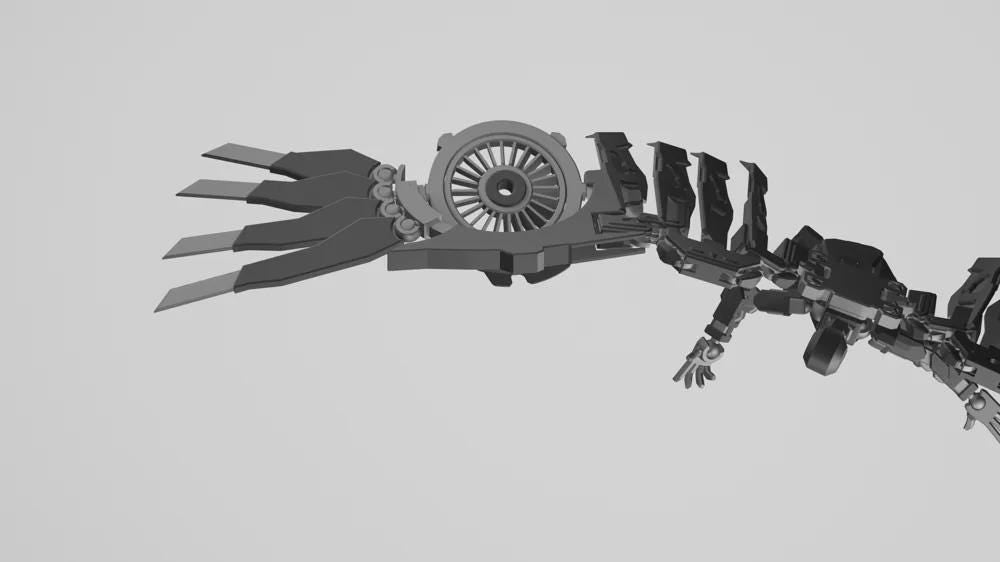 Vulture Dummy – 3D-gedrucktes Flügel-Modul für Dummy 13 – detailreich, beweglich & sammelbar