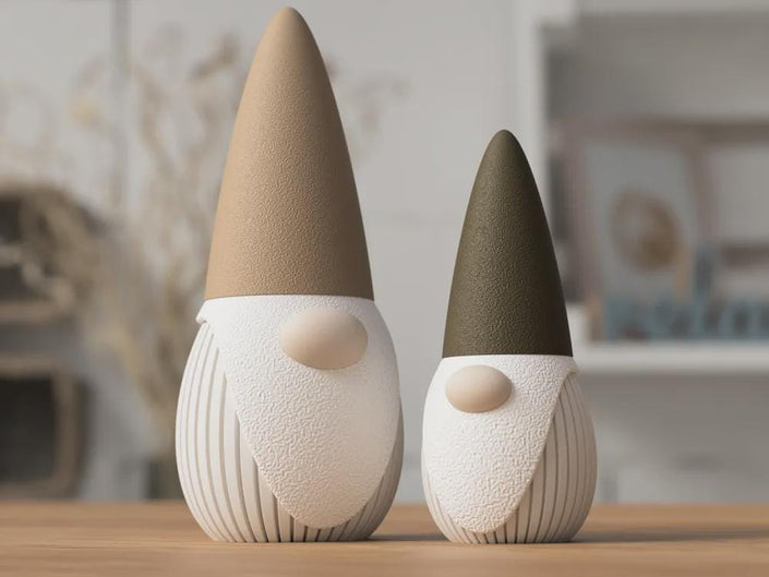 Weihnachtsgnom Deko | 3D-gedruckter Gnome Ornament | Geschenk Weihnachten | Garten & Home Decor aus PLA, Kunststoff – 3D-Druck von G3DprintsDE