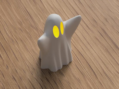 Halloween Geist Deko | 3D gedruckter Geist für LED Teelicht | Leuchtende Halloween Figur | Gruselige Herbstdeko Tischdeko Geschenk aus – 3D-Druck von G3DprintsDE