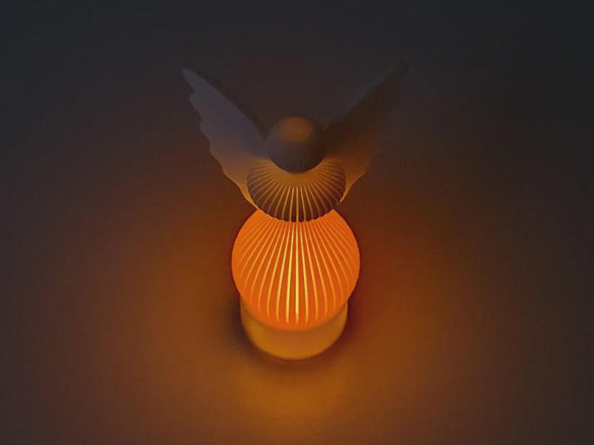 Hängender Weihnachtsengel Deko | 3D-gedruckter Engel Ornament | Baum-Anhänger Weihnachten Geschenkidee aus PLa, Kunststoff – 3D-Druck von G3DprintsDE