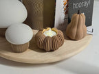 Pumpkin Tealight Holder – LED-Teelicht Halter Kürbis, Halloween Deko, 3D gedruckt, Japandi Stil, Geschenk für Herbst aus PLA, Kunststoff – 3D-Druck von G3DprintsDE