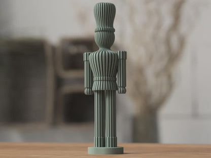 Handgefertigte Nussknacker-Dekoration - Weihnachtsdeko 3D Druck Adventsdekoration Geschenkidee aus PLA, Kunststoff, Plastik, Nachhaltig – 3D-Druck von G3DprintsDE